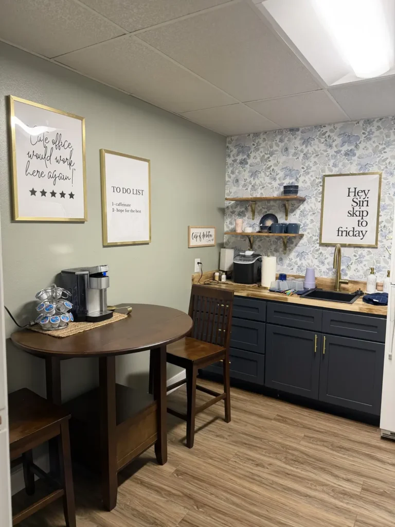 coffee bar common area professional office space lufkin